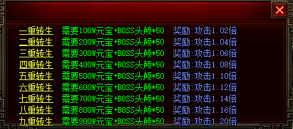 神途传奇手游转生图片