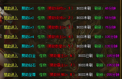 赞助BOSS游戏截图